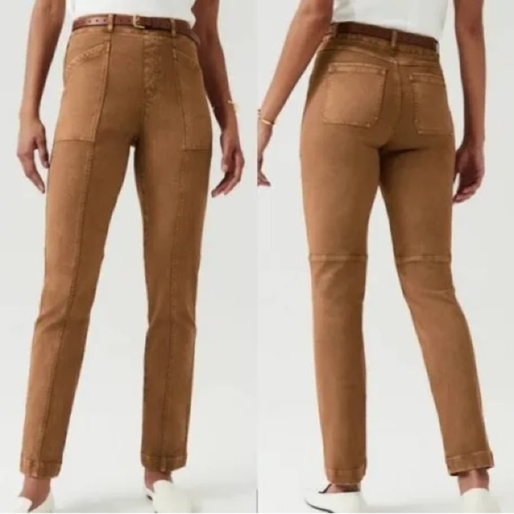 SPANX stretch twill straight leg pants